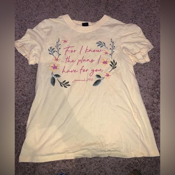 Tops - Bible verse t-shirt XS